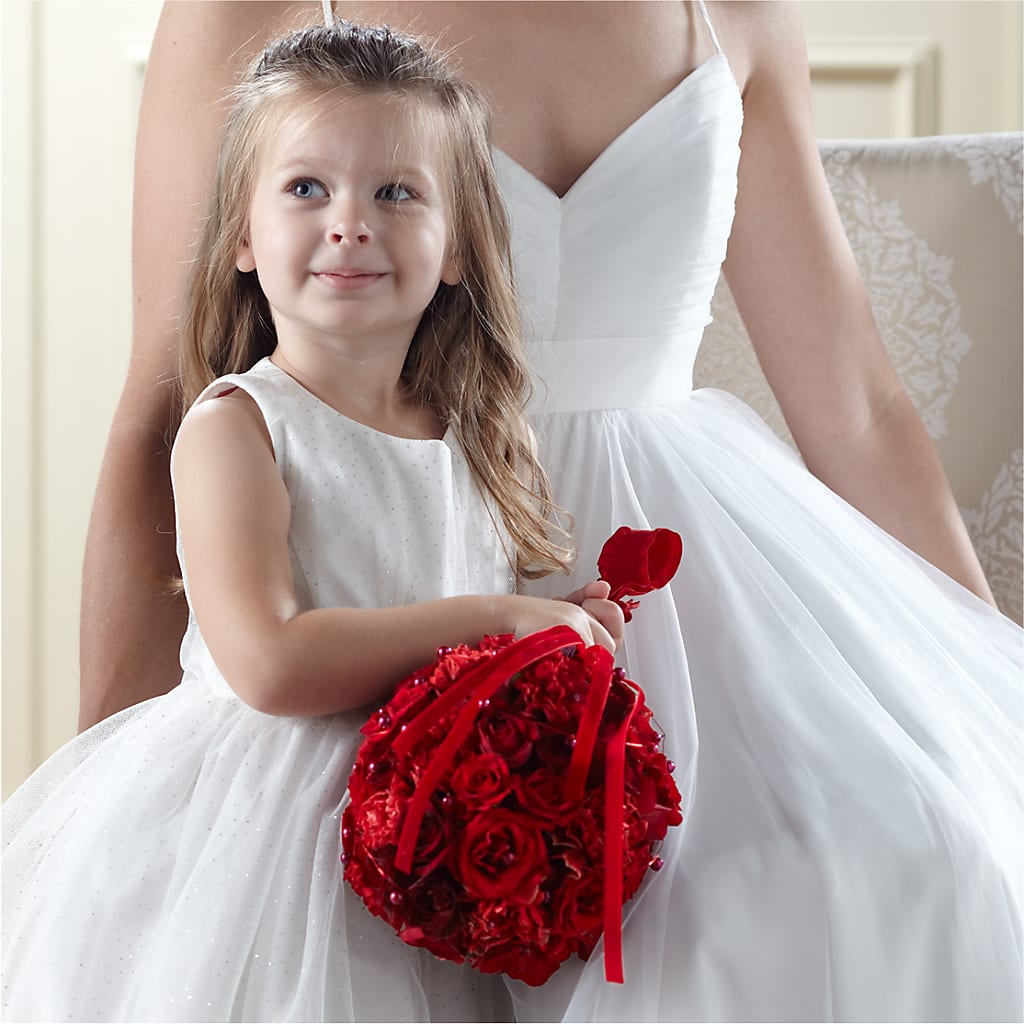 Pure at Heart Flower Girl Arrangement – The Happy Florist, Sanford FL