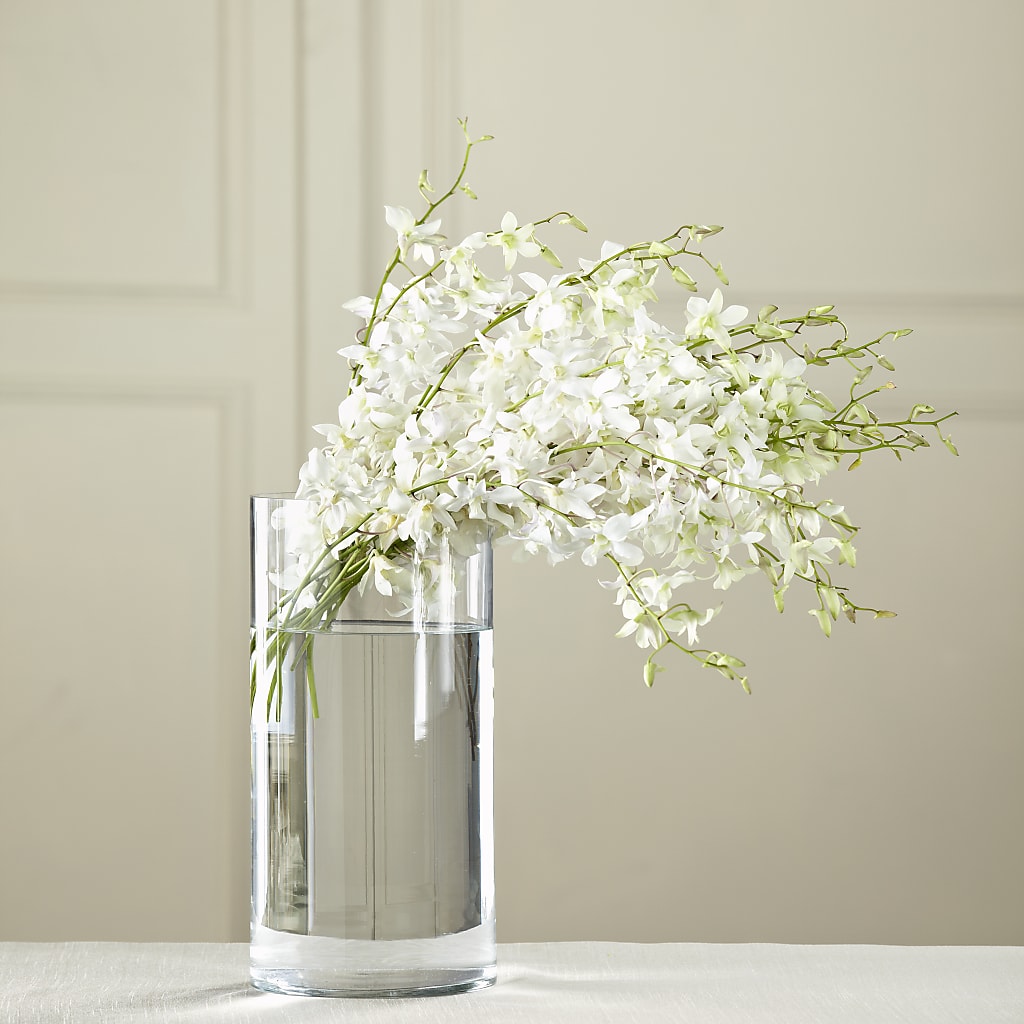 White Dendrobium Bouquet – The Happy Florist, Sanford FL