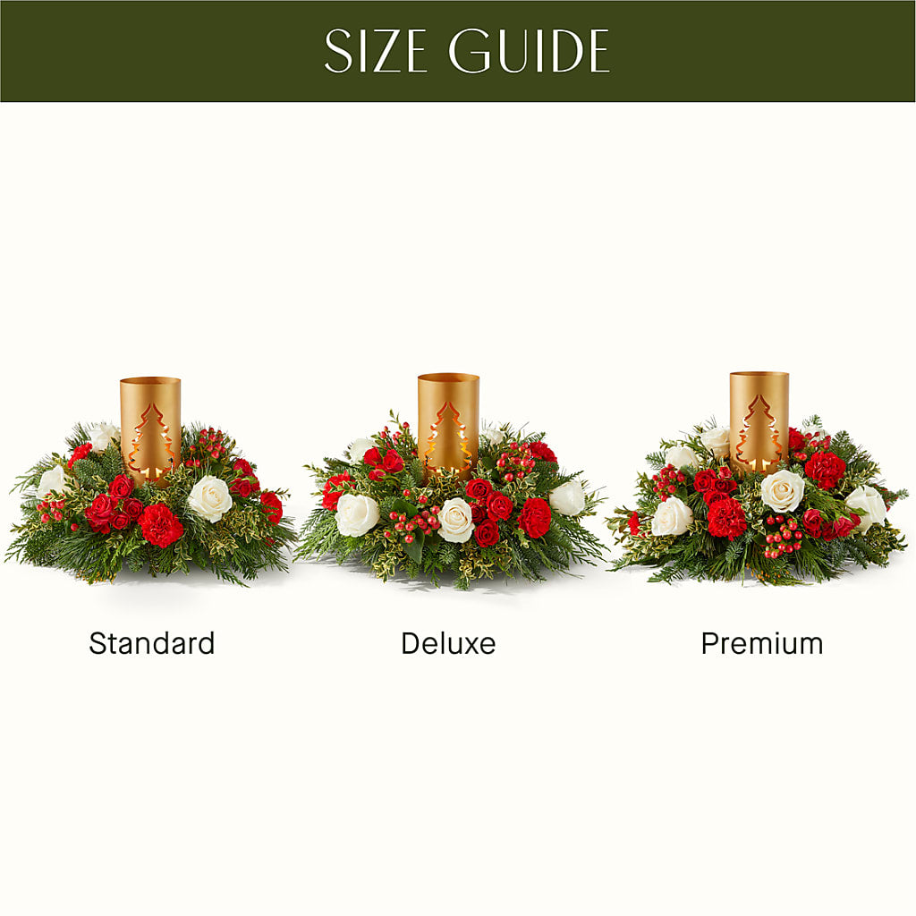 December Dreams Centerpiece –  The Happy Florist, Sanford FL