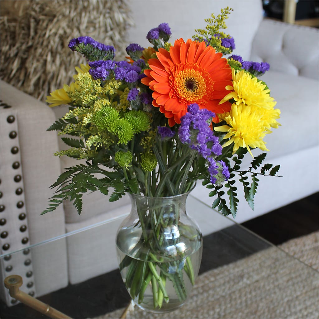 Marmalade Skies Bouquet –  The Happy Florist, Sanford FL