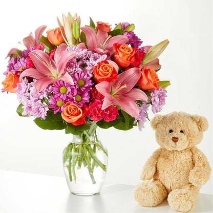 One and Only Bouquet and Bear Bundle –  The Happy Florist, Sanford FL