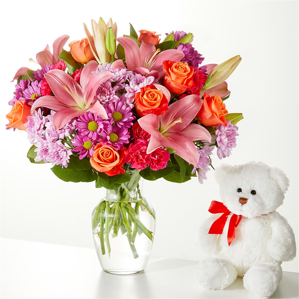 One and Only Bouquet and Bear Bundle –  The Happy Florist, Sanford FL