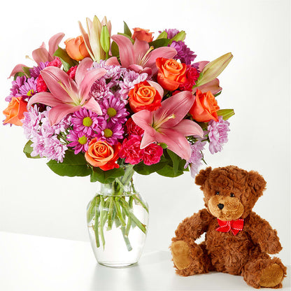 One and Only Bouquet and Bear Bundle –  The Happy Florist, Sanford FL
