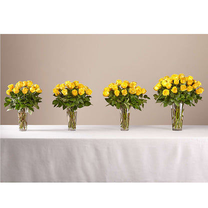 Long Stem Yellow Rose Bouquet –  The Happy Florist, Sanford FL