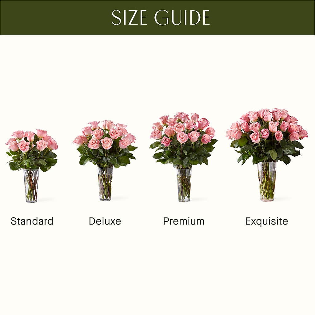 Long Stem Pink Rose Bouquet –  The Happy Florist, Sanford FL