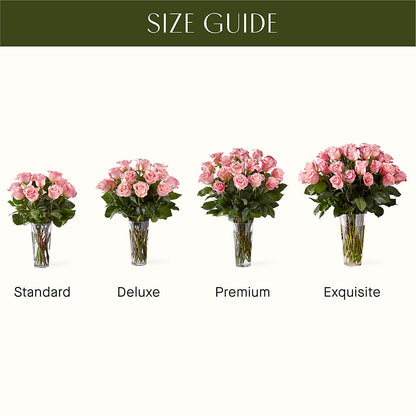 Long Stem Pink Rose Bouquet –  The Happy Florist, Sanford FL
