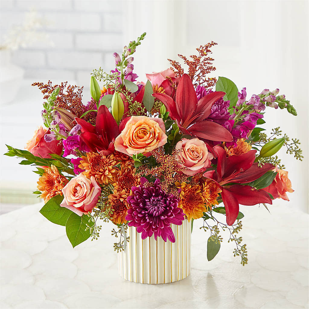 Burgundy Landscape Bouquet –  The Happy Florist, Sanford FL