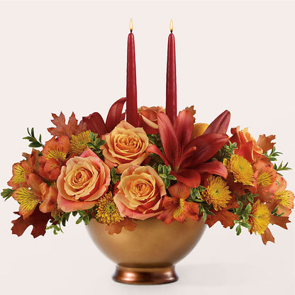 Harvest Table Centerpiece –  The Happy Florist, Sanford FL