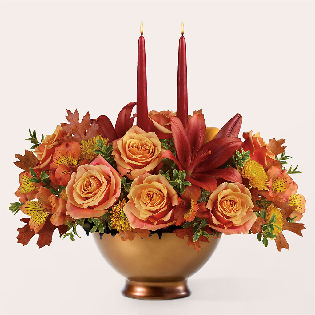 Harvest Table Centerpiece –  The Happy Florist, Sanford FL