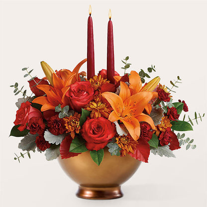Fruits of Fall Centerpiece –  The Happy Florist, Sanford FL