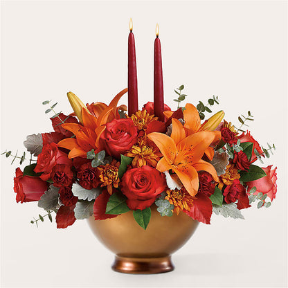 Fruits of Fall Centerpiece –  The Happy Florist, Sanford FL