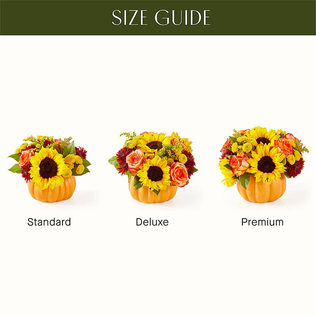 Golden Gourd Pumpkin Bouquet –  The Happy Florist, Sanford FL