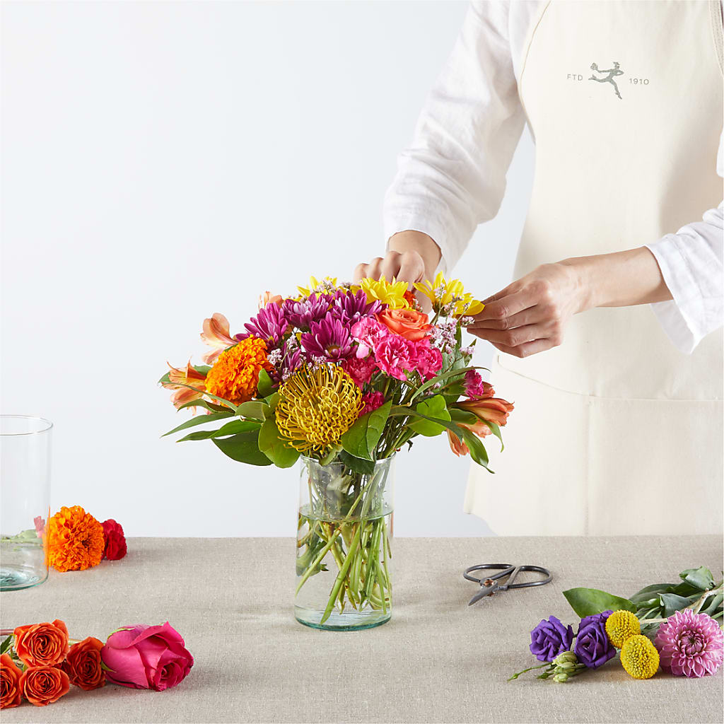 Feast of Color – A Florist Original –  The Happy Florist, Sanford FL