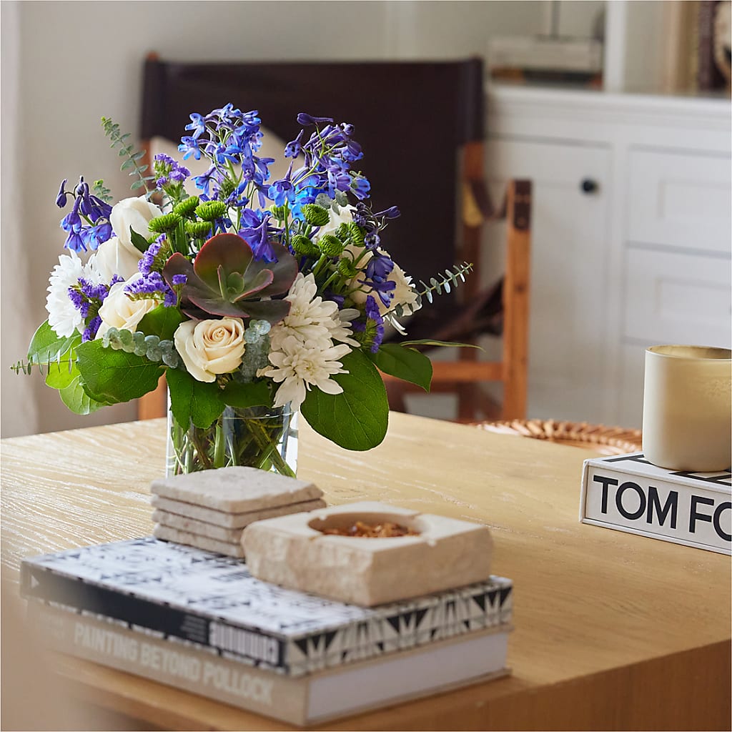 Cerulean Waves Bouquet –  The Happy Florist, Sanford FL
