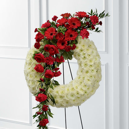 Graceful Tribute Wreath –  The Happy Florist, Sanford FL