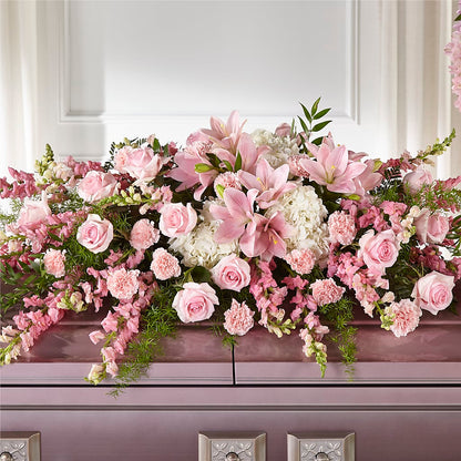 Life & Remembrance Casket Spray –  The Happy Florist, Sanford FL