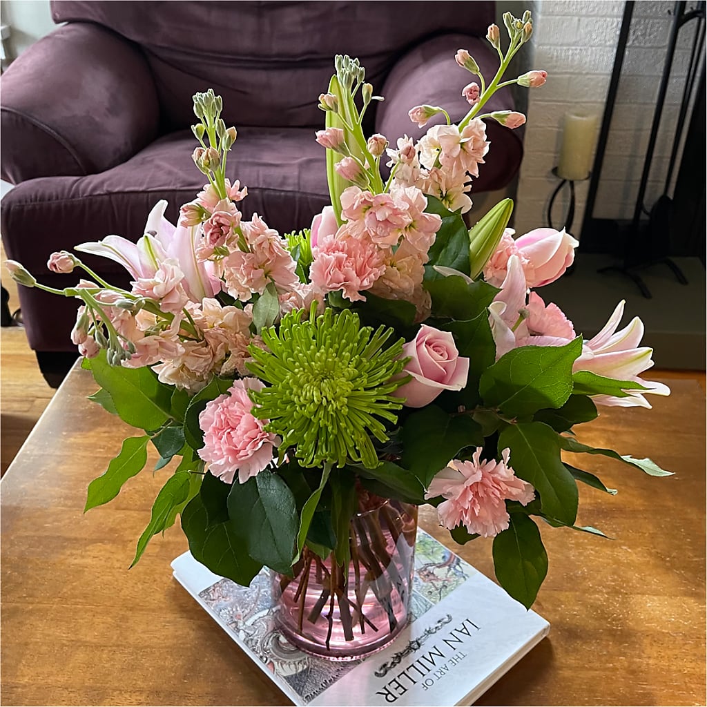 Pretty in Pink Bouquet –  The Happy Florist, Sanford FL