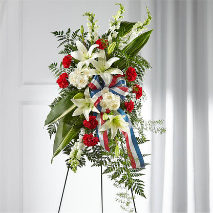 Stars of Life Standing Spray –  The Happy Florist, Sanford FL