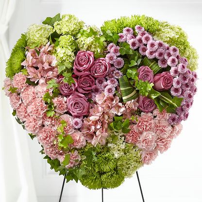 Heartwarming Standing Heart –  The Happy Florist, Sanford FL