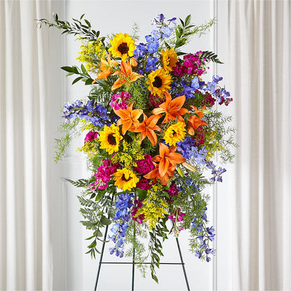 Sunlit Memories Standing Spray (Standard) –  The Happy Florist, Sanford FL