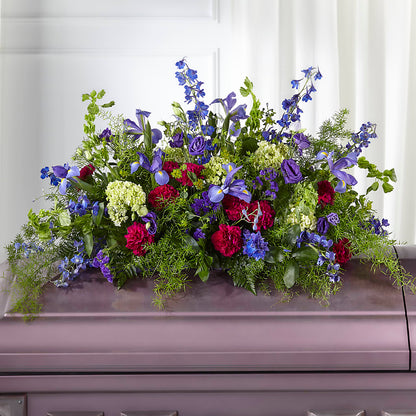 Always Treasured Casket Spray –  The Happy Florist, Sanford FL