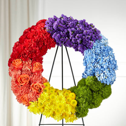 Circle of Love Wreath –  The Happy Florist, Sanford FL