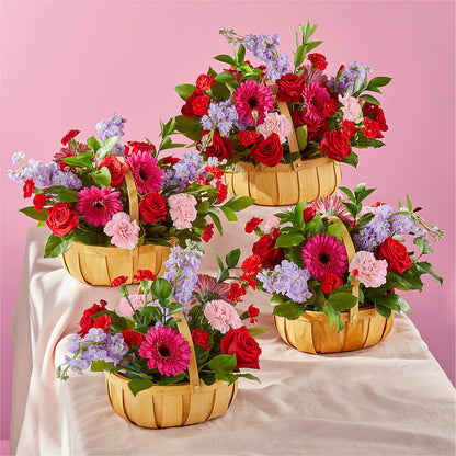 Pink Picnic Basket –  The Happy Florist, Sanford FL