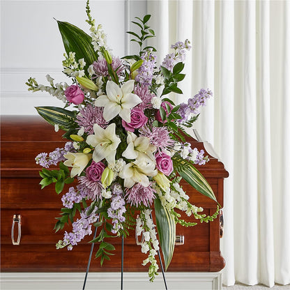 Grateful Hearts Standing Spray –  The Happy Florist, Sanford FL