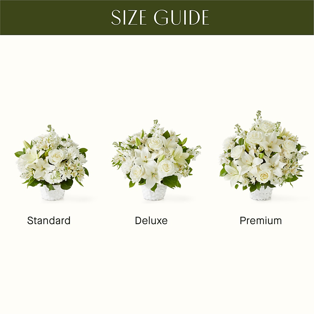 Peaceful Reflections Arrangement –  The Happy Florist, Sanford FL