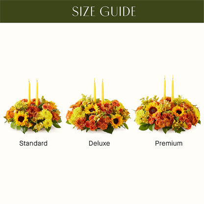 Autumn Harmony Centerpiece –  The Happy Florist, Sanford FL