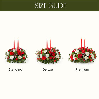 Holiday Soiree Centerpiece –  The Happy Florist, Sanford FL