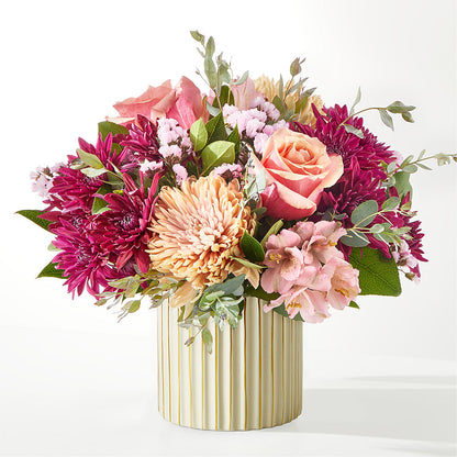 Berry Cobbler Bouquet with Ivory Vase –  The Happy Florist, Sanford FL