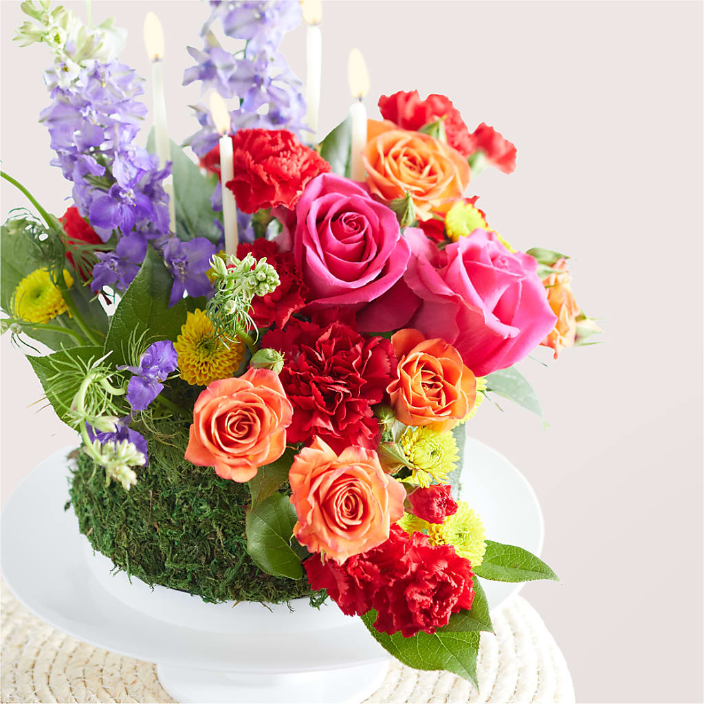 Best Year Yet Floral Cake –  The Happy Florist, Sanford FL