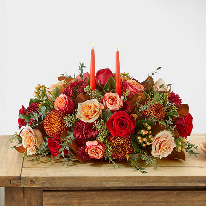 Gather Near Centerpiece –  The Happy Florist, Sanford FL
