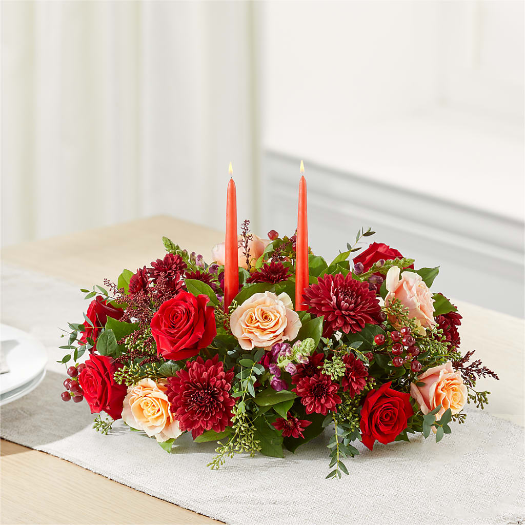 Most Thankful Centerpiece –  The Happy Florist, Sanford FL