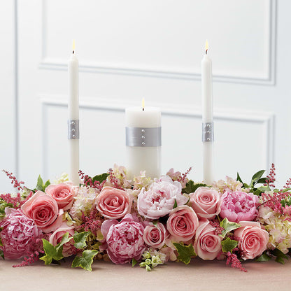 Worldwide Romance Unity Candle Arrangement –  The Happy Florist, Sanford FL