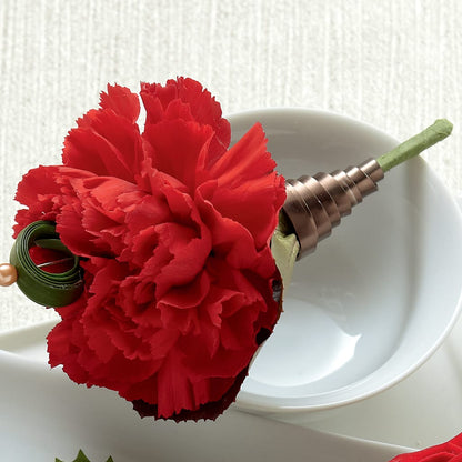 Red Carnation Boutonniere –  The Happy Florist, Sanford FL